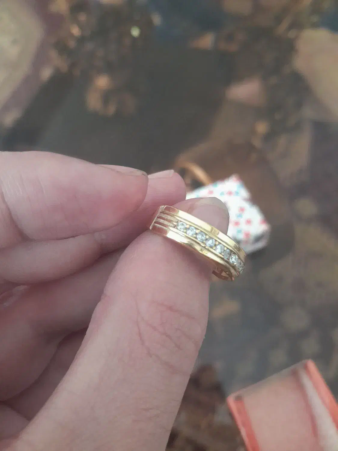 انگشتر نقره با ابکاری طلا|جواهرات|اردبیل, |دیوار