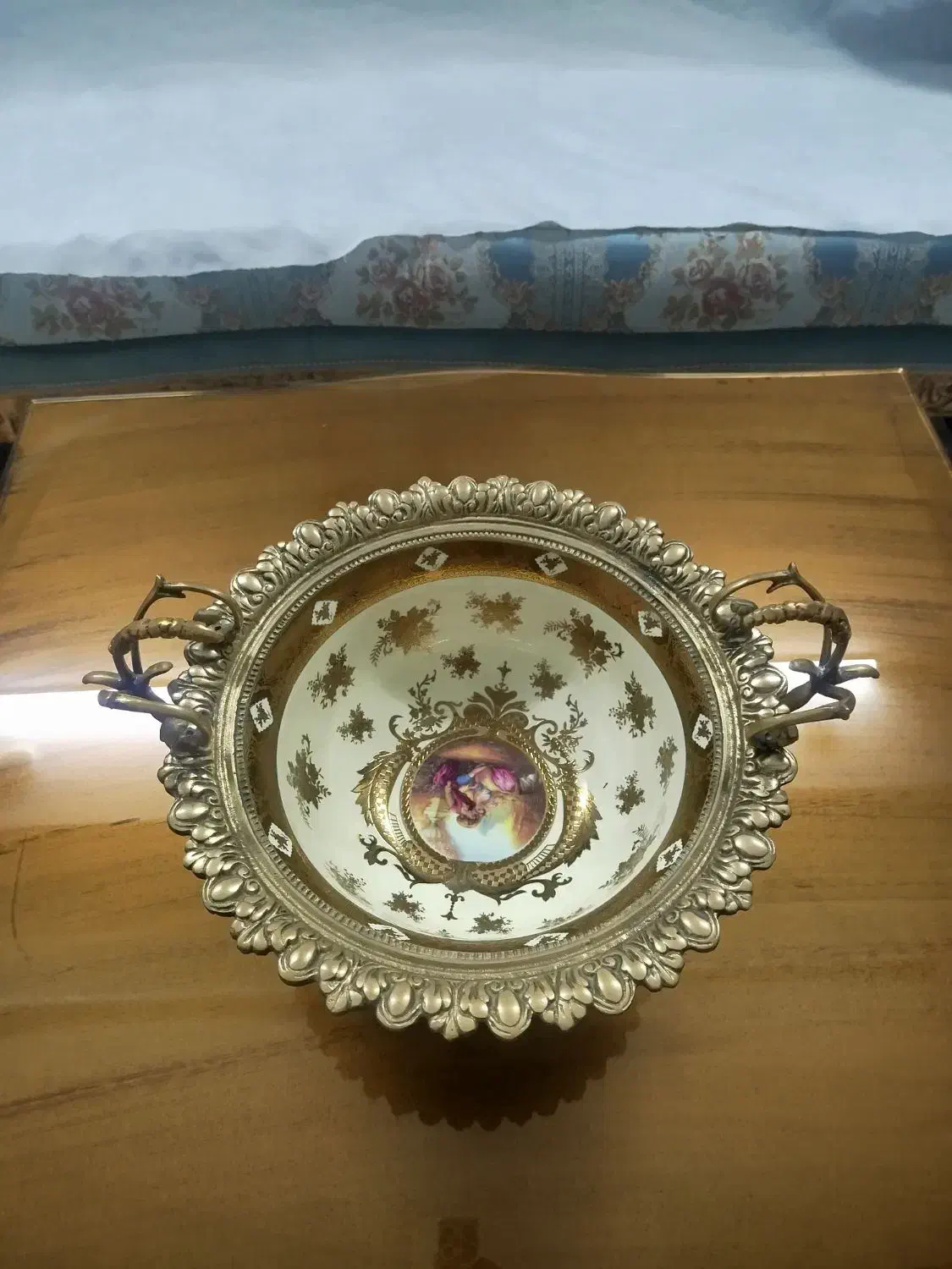 میوه خوری برنز اورجینال طرح لیلی و مجنون|ظروف سرو و پذیرایی|گلستان (تهران), |دیوار