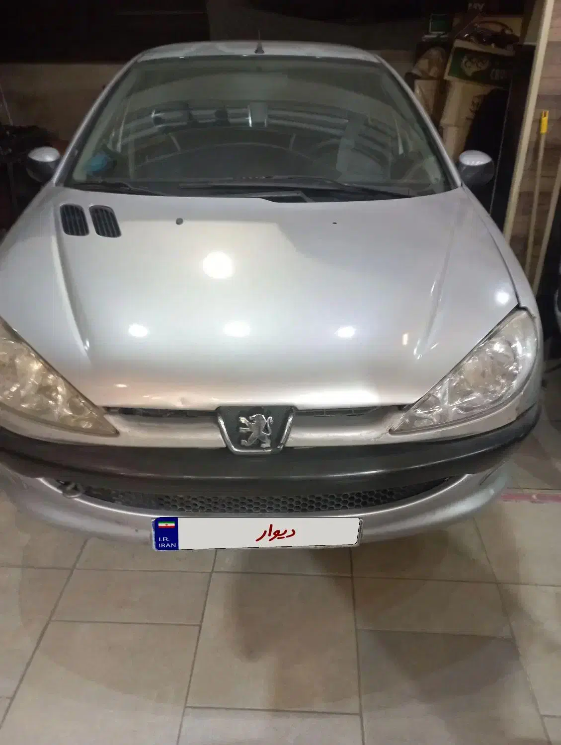 پژو 206 نقره‌ای|خودرو سواری و وانت|اصفهان, شمس آباد|دیوار
