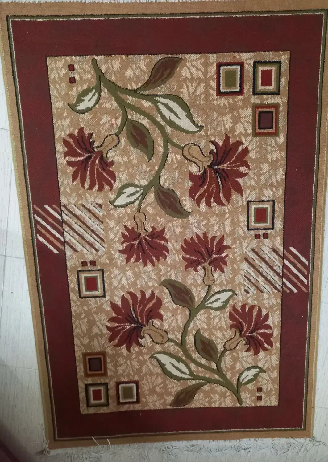 گلیم فرش در حد نو|گلیم، جاجیم، گبه|اراک, |دیوار