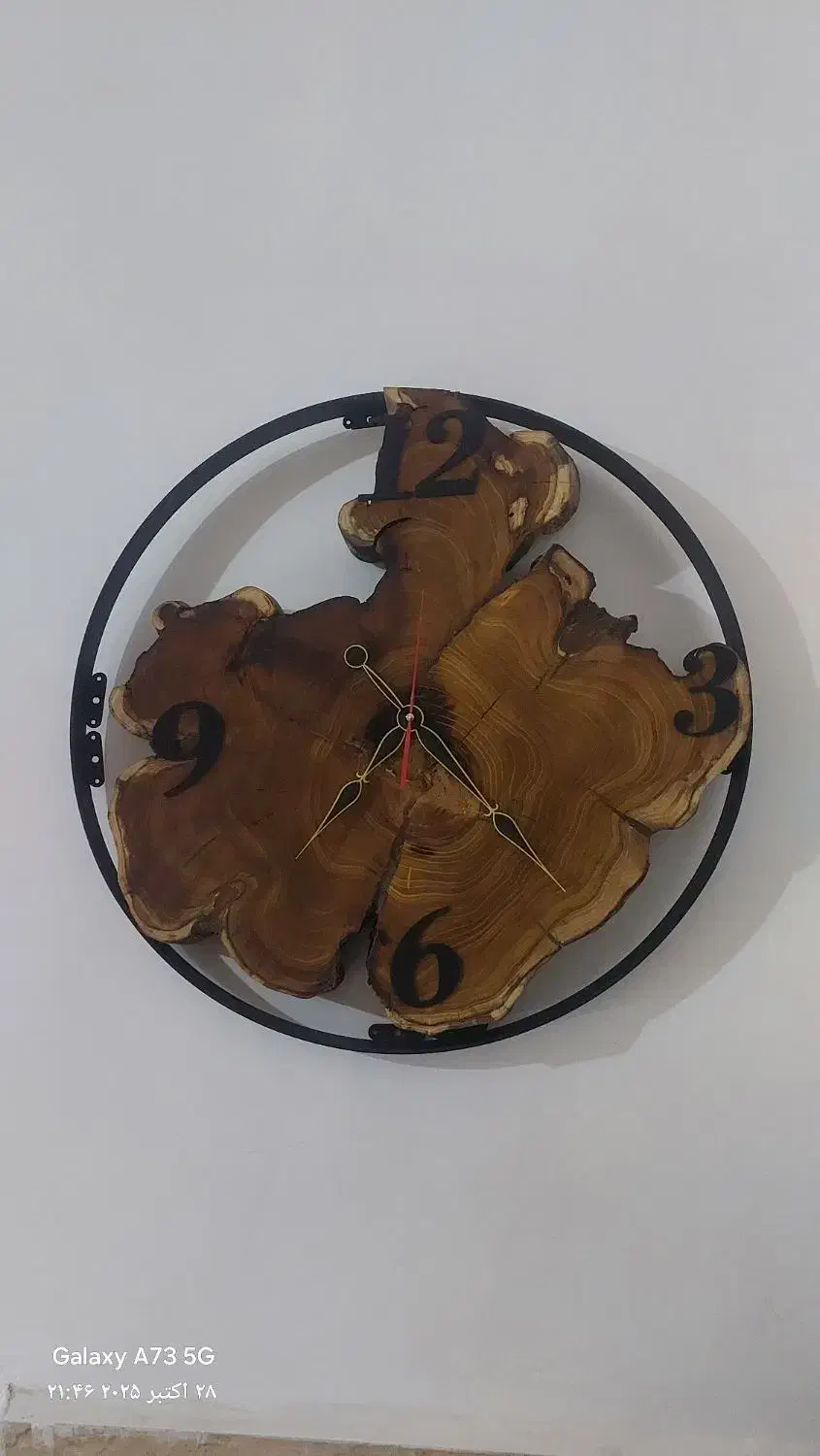 ساعت دیواری چوبی|ساعت دیواری و تزئینی|اندیشه, شهرک مریم|دیوار