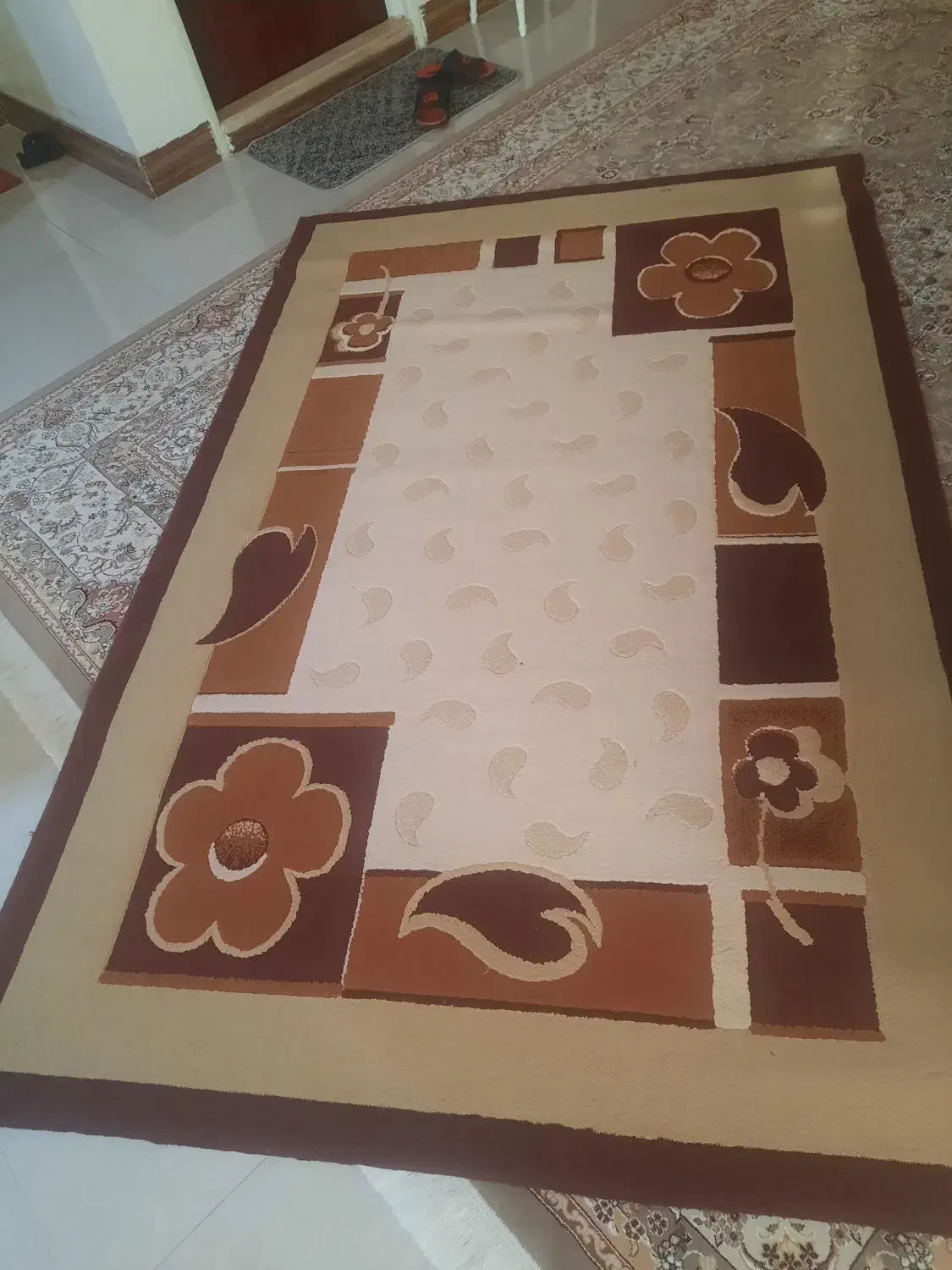 قالیچه ساوین ۶ متری جفت|فرش|شیراز, گویم|دیوار