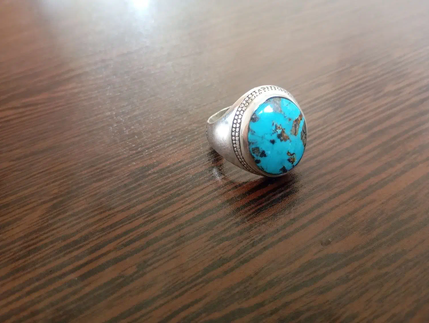 انگشتر فیروزه فاخر وسنگین کار دست استاد ری احمد|جواهرات|زنجان, |دیوار