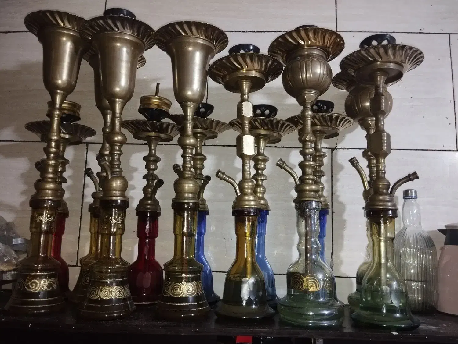 فروش قلیان برنجی قدیمی 30سال پیش خریدیم|کلکسیون و سرگرمی|رباطکریم, رباطکریم|دیوار