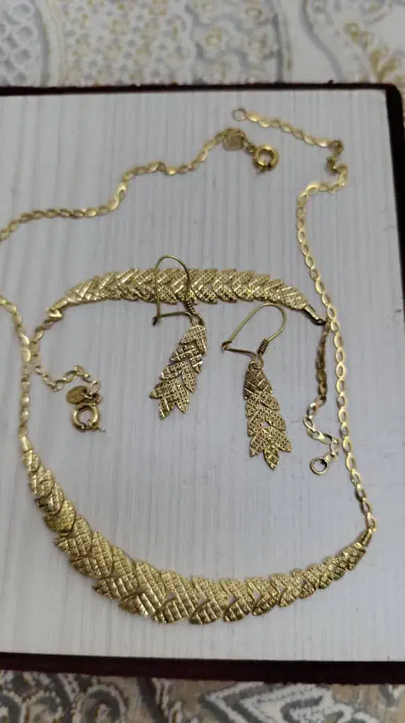 ست طلا گندمی|جواهرات|خرم‌آباد, |دیوار