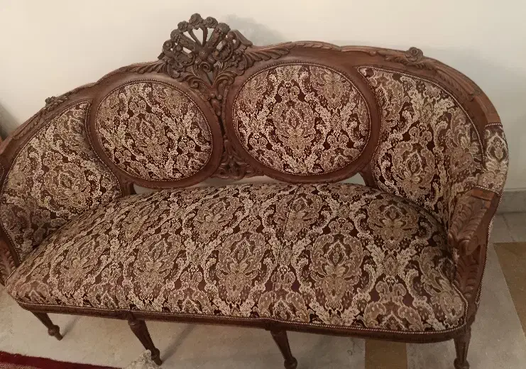 مبلمان کلاسیک سلطنتی۹نفره چوب گردو دقت|مبلمان خانگی و میز عسلی|مشهد, امیریه|دیوار