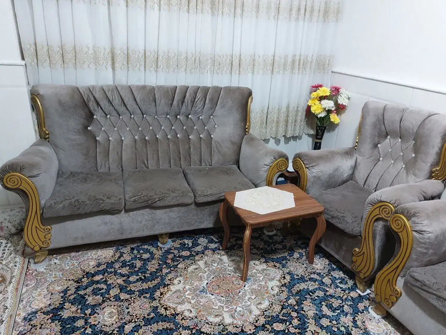 مبل ۷ نفره|مبلمان خانگی و میز عسلی|ساوه, |دیوار