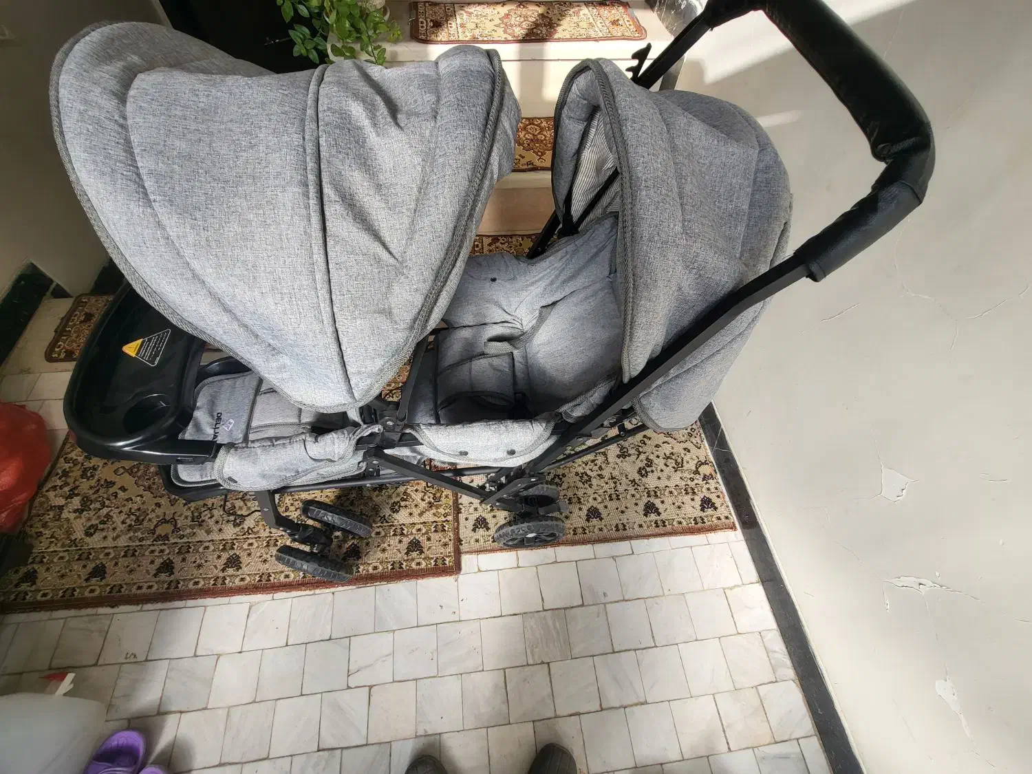 کالسکه دوقلو دلیجان مدل ونوس|کالسکه و لوازم جانبی|همدان, |دیوار