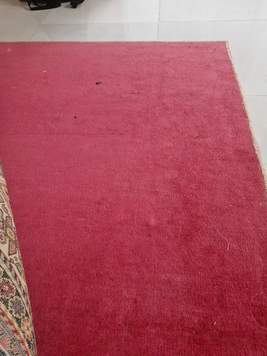 موکت جنس خوب رنگ سرخ آبی سالم|موکت|مشهد, شهید قربانی|دیوار