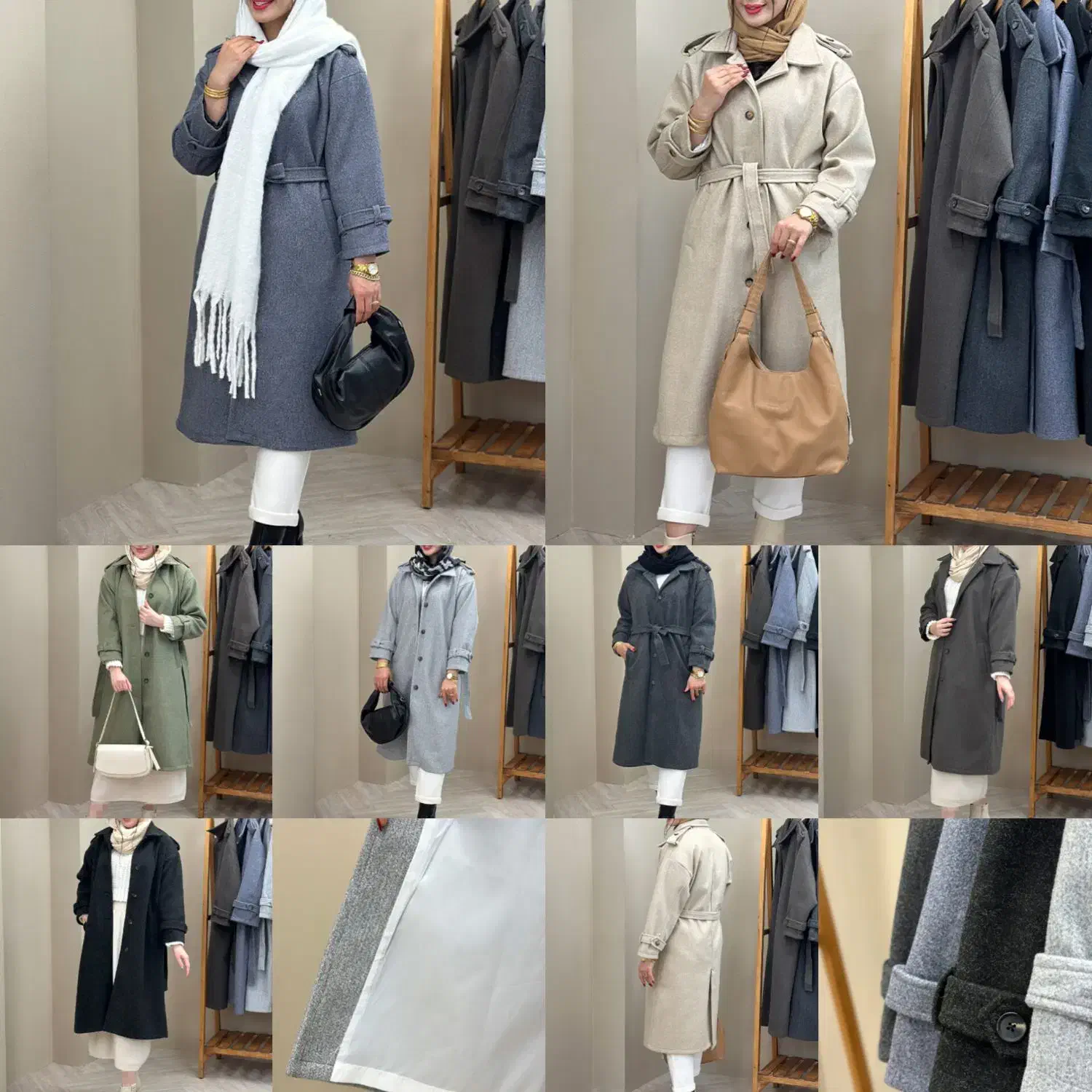 پالتو بلند زنانه وارداتی|لباس|نائین, |دیوار