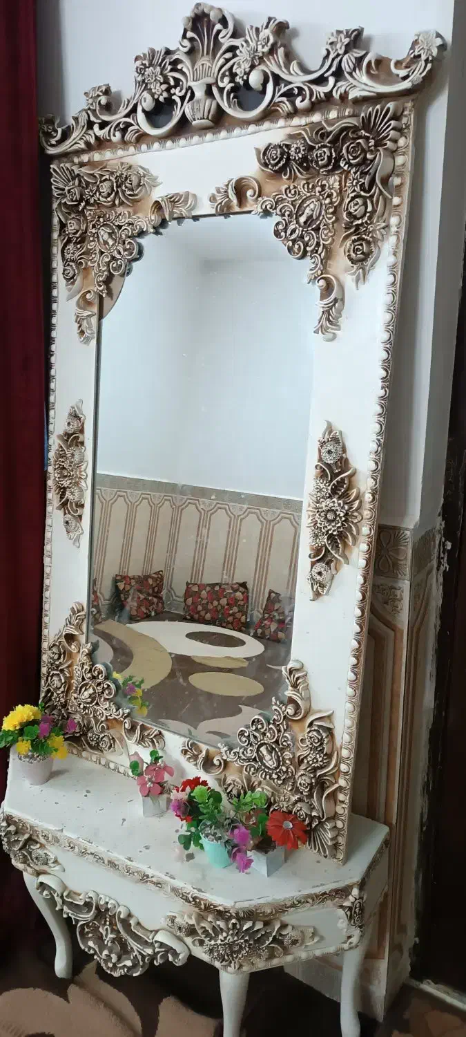 آینه کنسول و ویترین|بوفه، ویترین، کنسول|خرمشهر, |دیوار