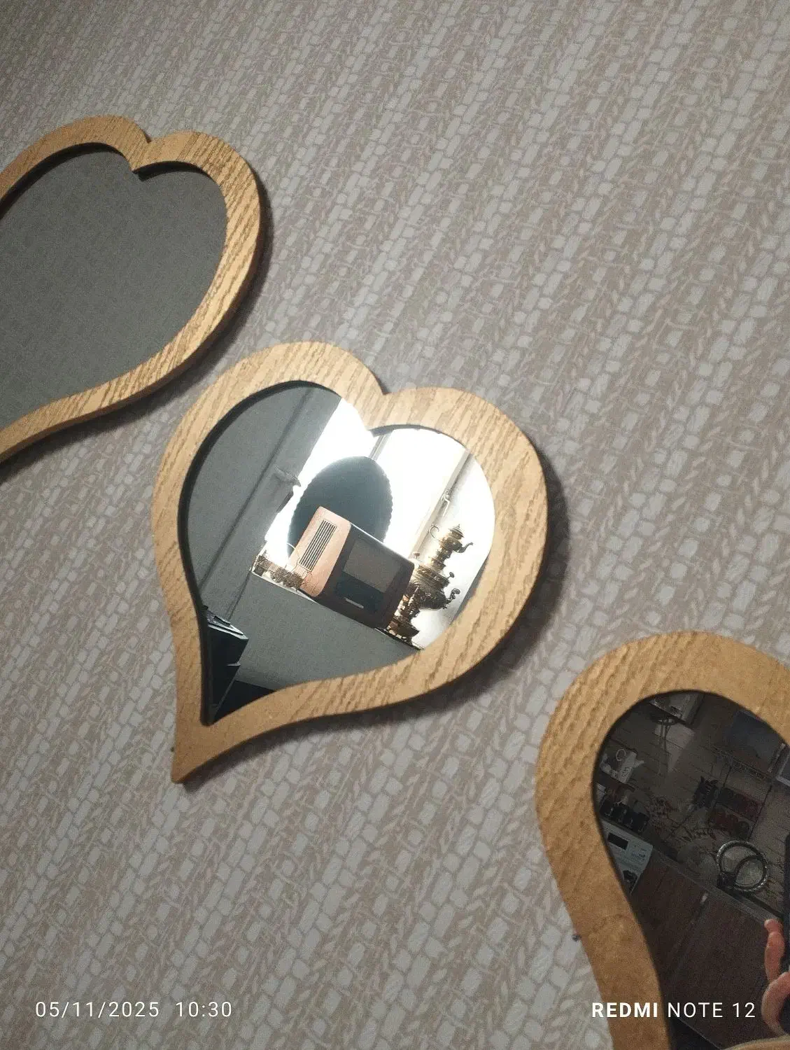 آینه 3تایی قلبی کاملا سالم|آینه|قزوین, |دیوار