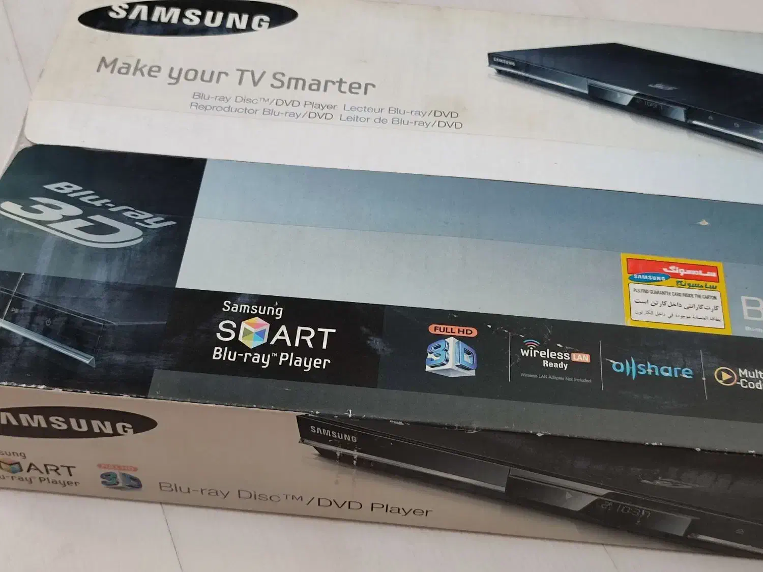 دستگاه بلوری اکبند سامسونگ|پخش‌کننده DVD و ویدیو|مشهد, سید رضی|دیوار