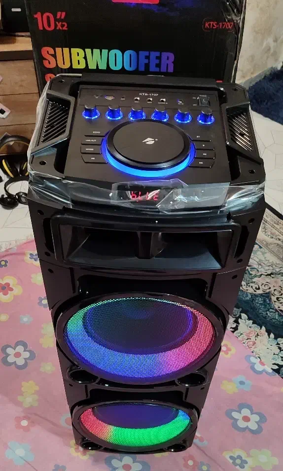 اسپیکر دبل 10 اینچ kts|پخش‌کننده همراه|رشت, کوی فکوری|دیوار