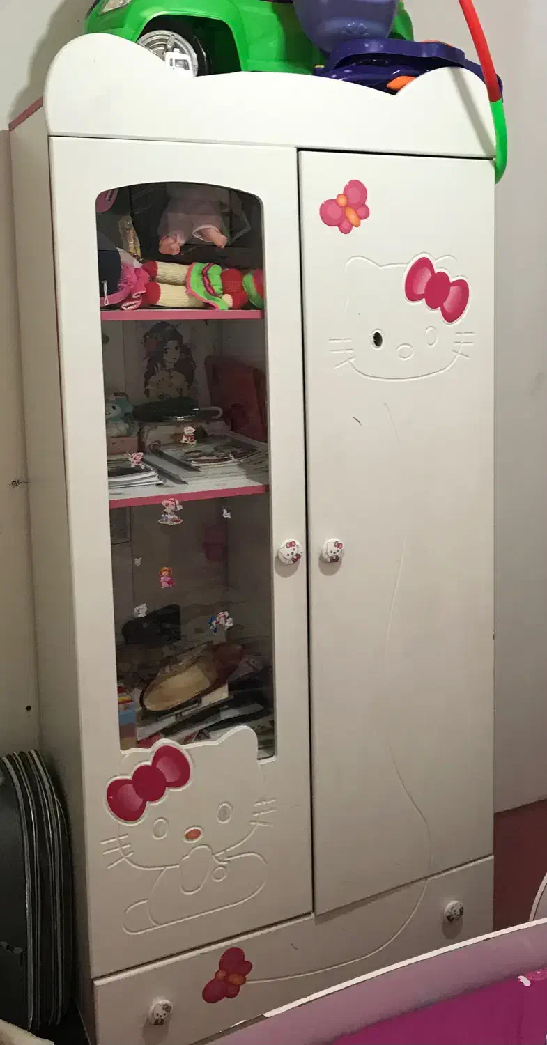 سرویس تختخواب کودک و نوجوان با کمد|تخت و سرویس خواب|سنندج, |دیوار