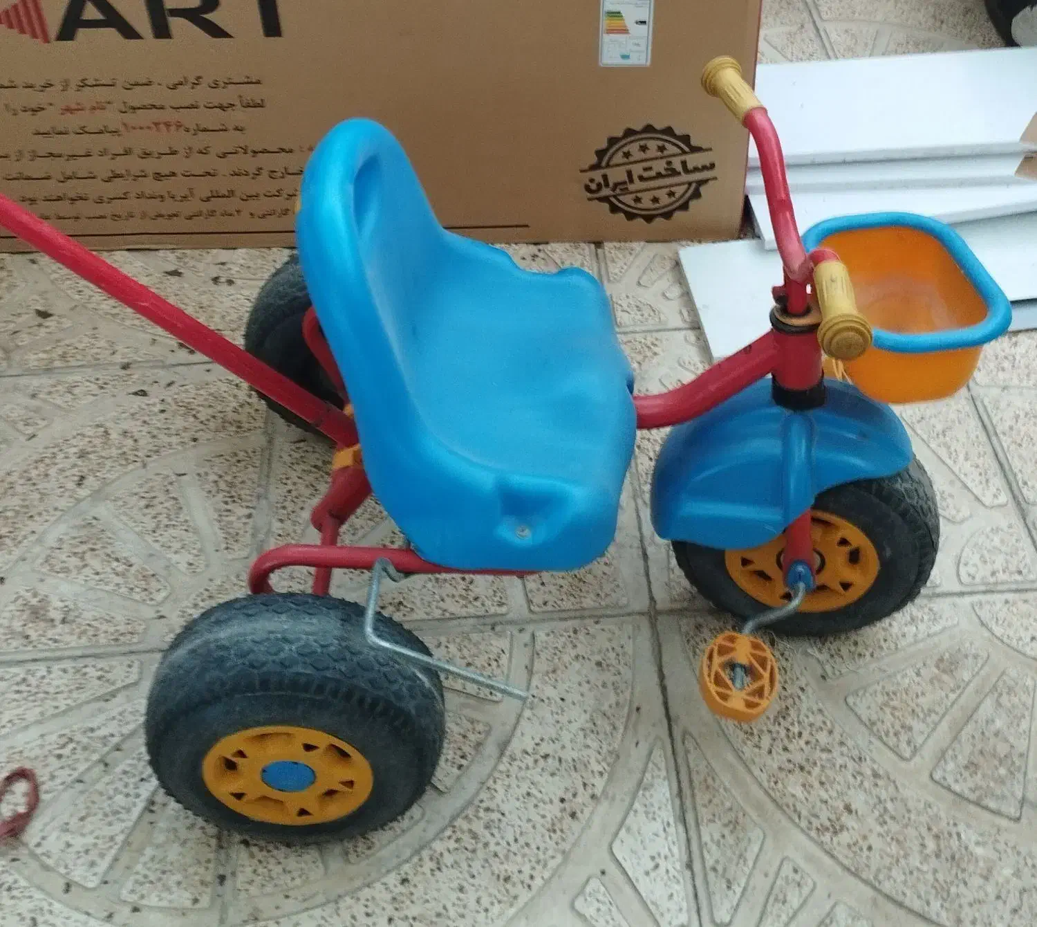 سه چرخه فلزی جی تویز|دوچرخه، اسکیت، اسکوتر|ملکان, |دیوار