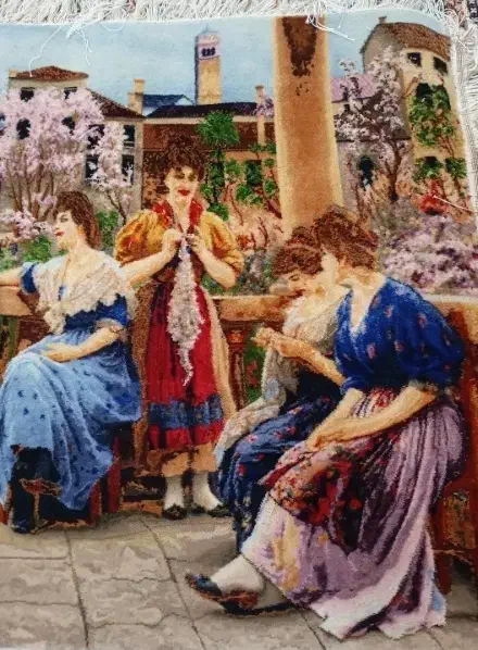 تابلو فرش دستبافت مینیاتوری|تابلو فرش|سنندج, |دیوار