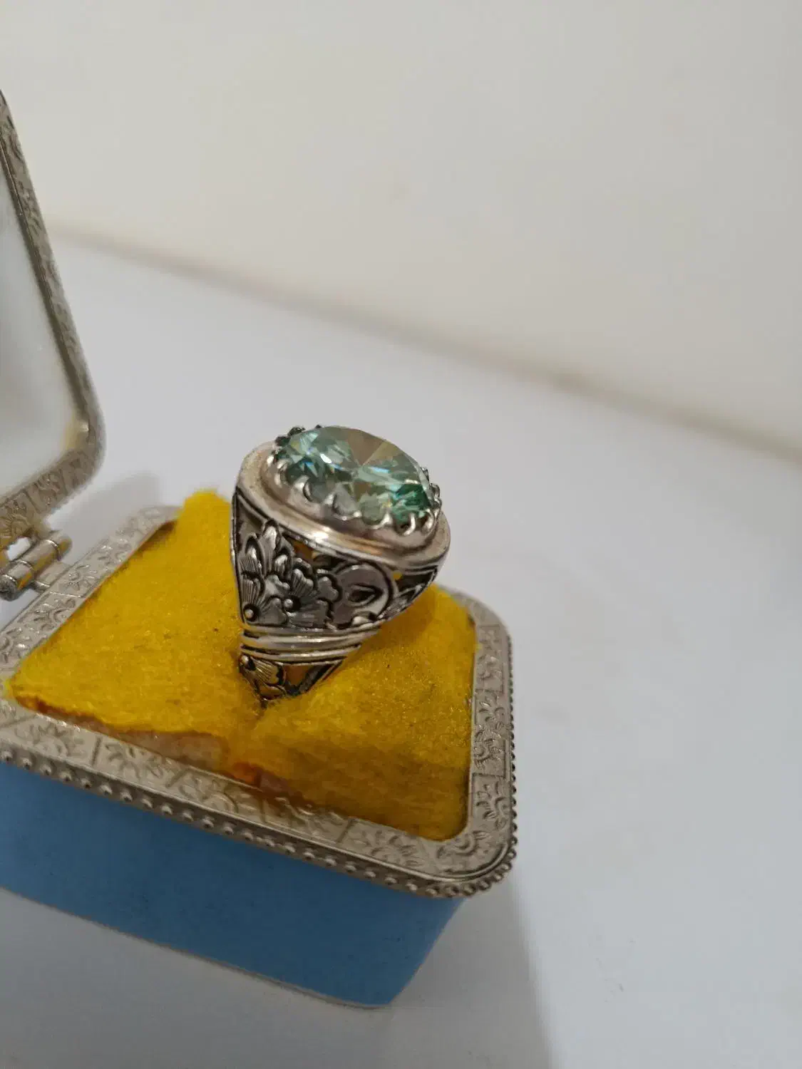 انگشتر موزونایت|جواهرات|خمینی‌شهر, |دیوار