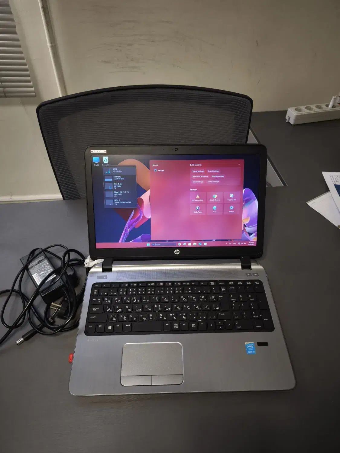 لپتاپ hp i3 ssd128 hdd1t ram8 آنبرد|رایانه همراه|تهران, گلستان (شهرک راه آهن)|دیوار