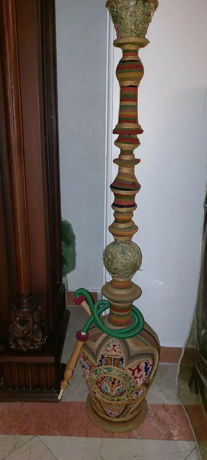 قلیان تزیینی باروکش فرش|صنایع دستی و سایر لوازم تزئینی|تهران, ونک|دیوار