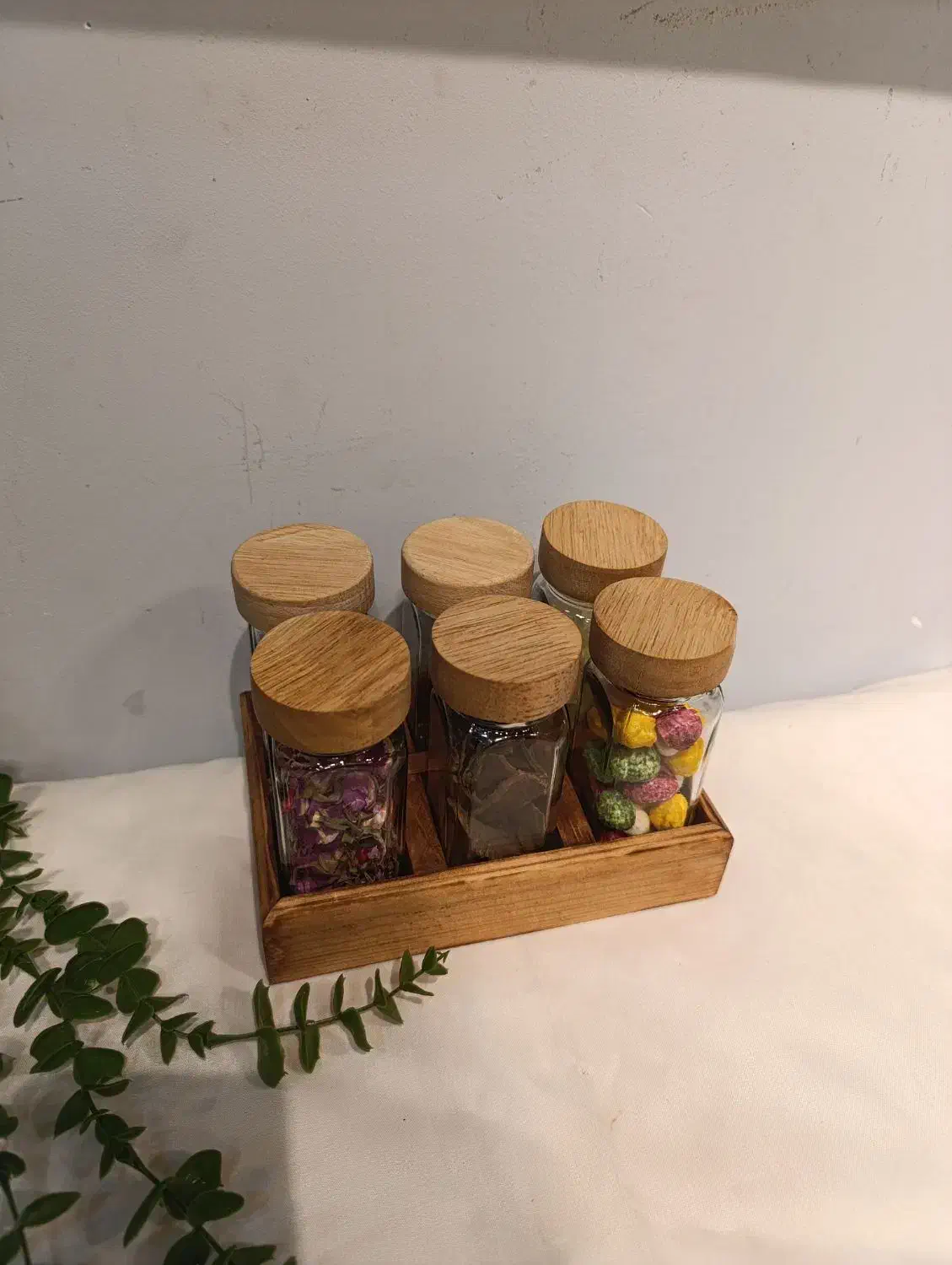 جا ادویه مکارتی در چوبی|ظروف نگهدارنده، پلاستیکی، یکبارمصرف|قم, صفائیه|دیوار