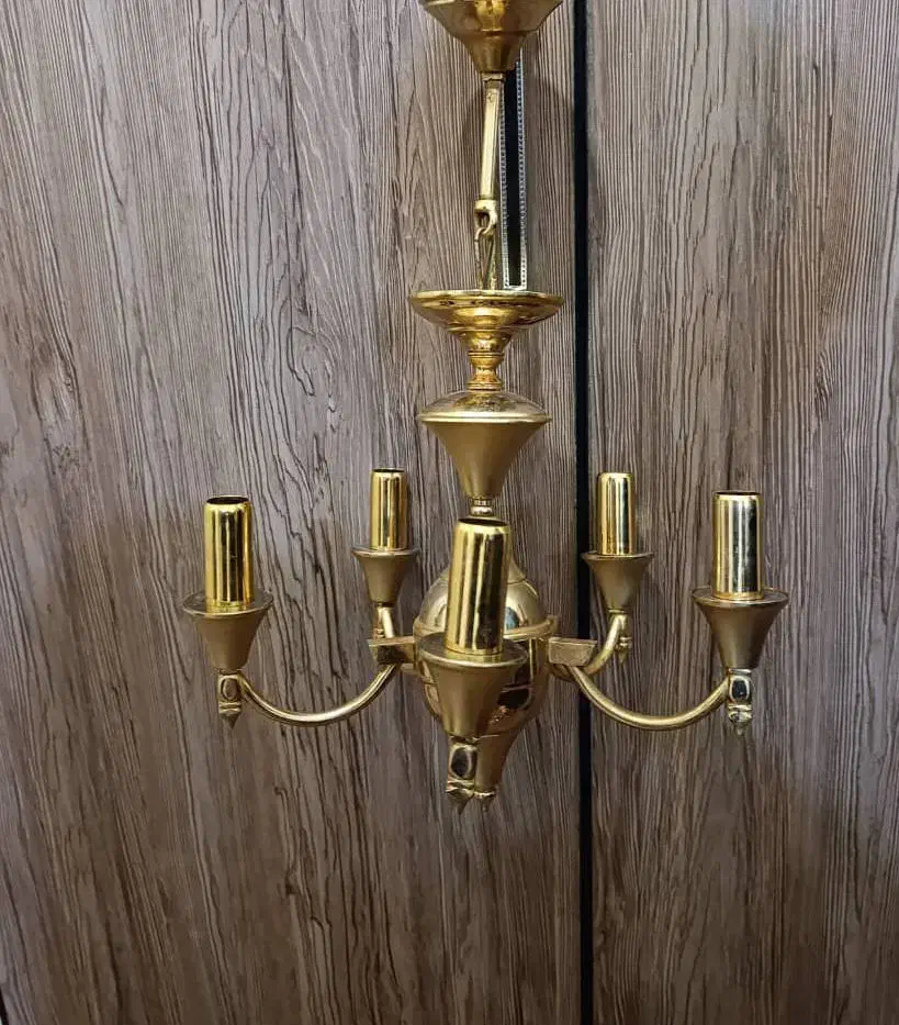 لوستر چهار شمع و پنج شمع|لوستر و چراغ آویز|اهواز, گلستان|دیوار