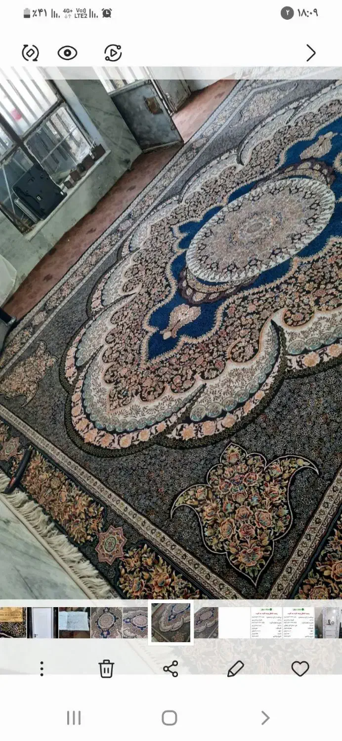 دوتخته فرش ۱۰۰۰شانه تراکم۳۰۰۰ پرگوشت جنس خوب|فرش|مشهد, شهید معقول|دیوار