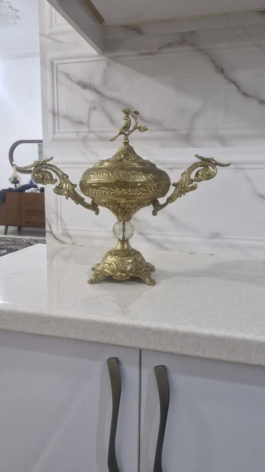 جا اجیل دسته داره برنز|ظروف سرو و پذیرایی|خرم‌آباد, |دیوار