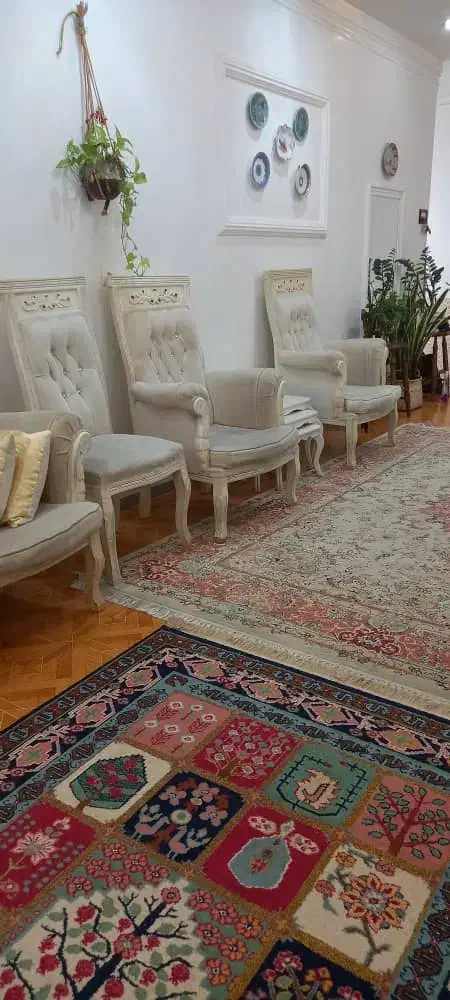 فروش مبل استیل ۷ نفره با صندلی|مبلمان خانگی و میز عسلی|رشت, منظریه|دیوار