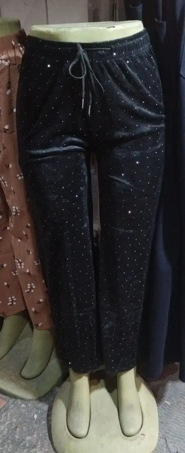 شلوار مخمل نگین دار|لباس|شیراز, فضلآباد|دیوار