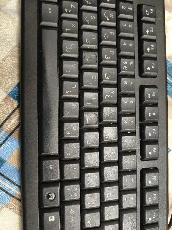 کیبورد در حد نو|قطعات و لوازم جانبی رایانه|قم, یخچال قاضی|دیوار