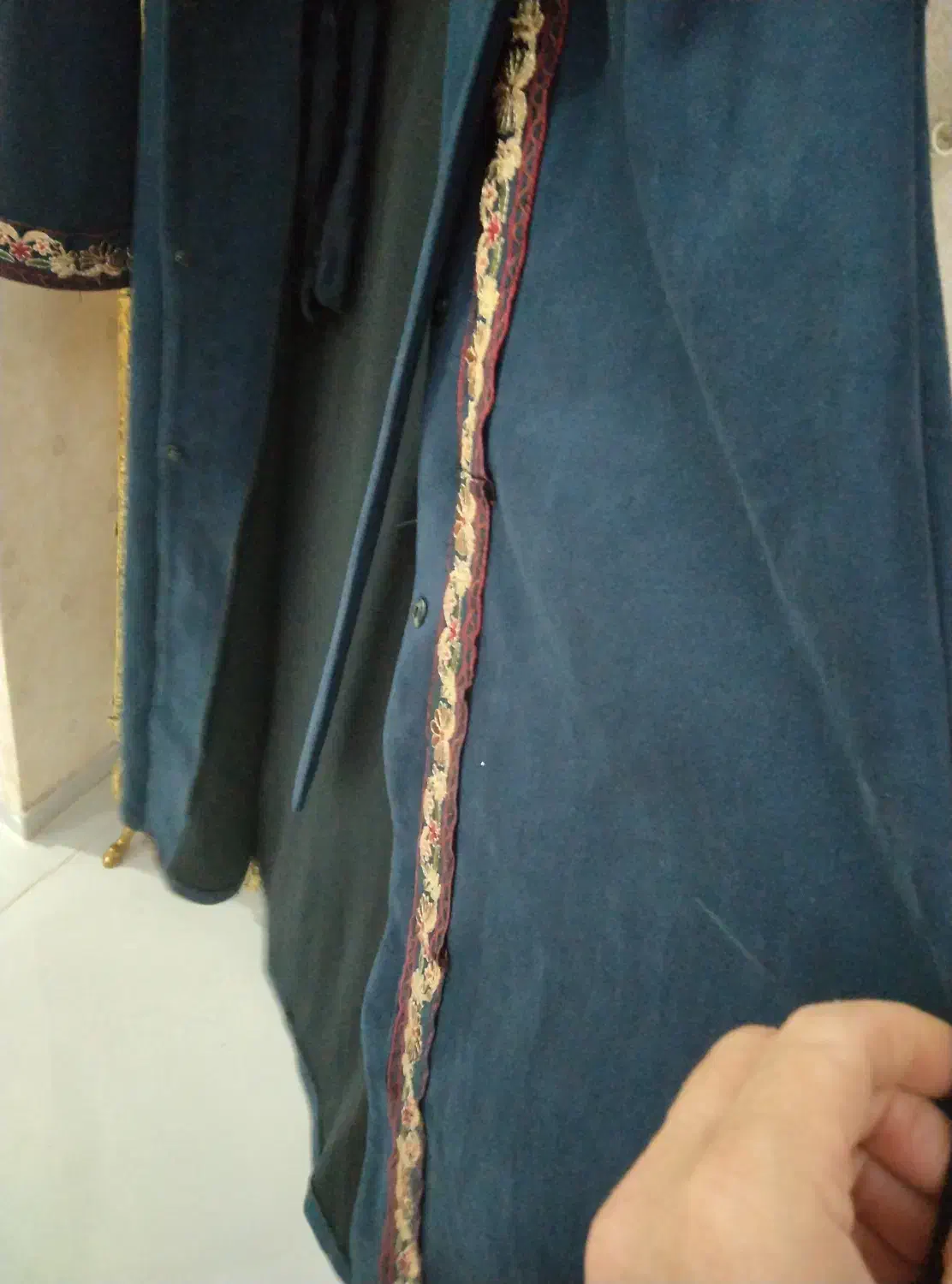 مانتو سویت سورمه ای نونو گرم بالا|لباس|سقز, |دیوار