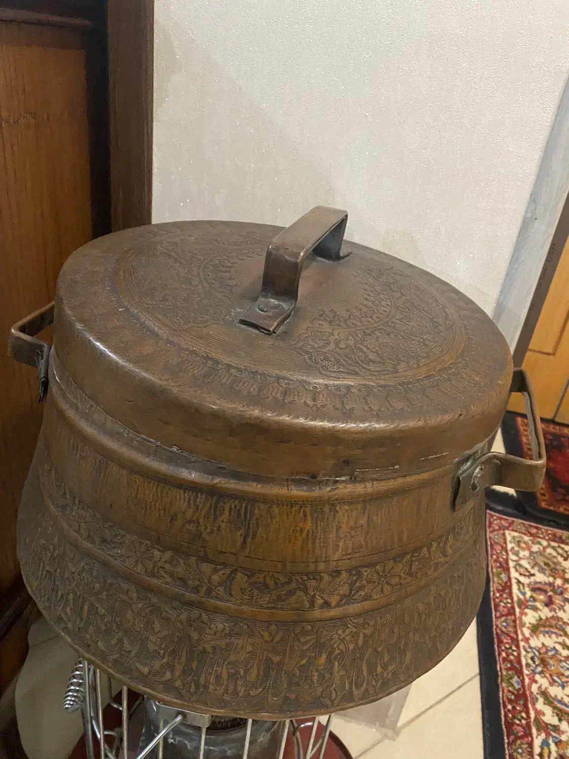 دیگ مسی|کلکسیون اشیاء عتیقه|اصفهان, فجر|دیوار