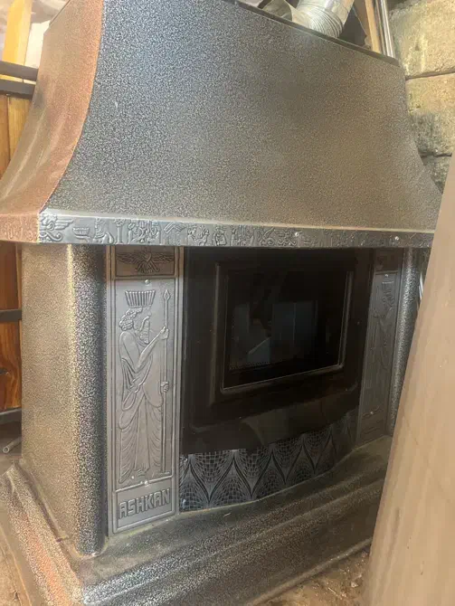 بخاری شومینه ای|بخاری، هیتر، شومینه|رامسر, |دیوار