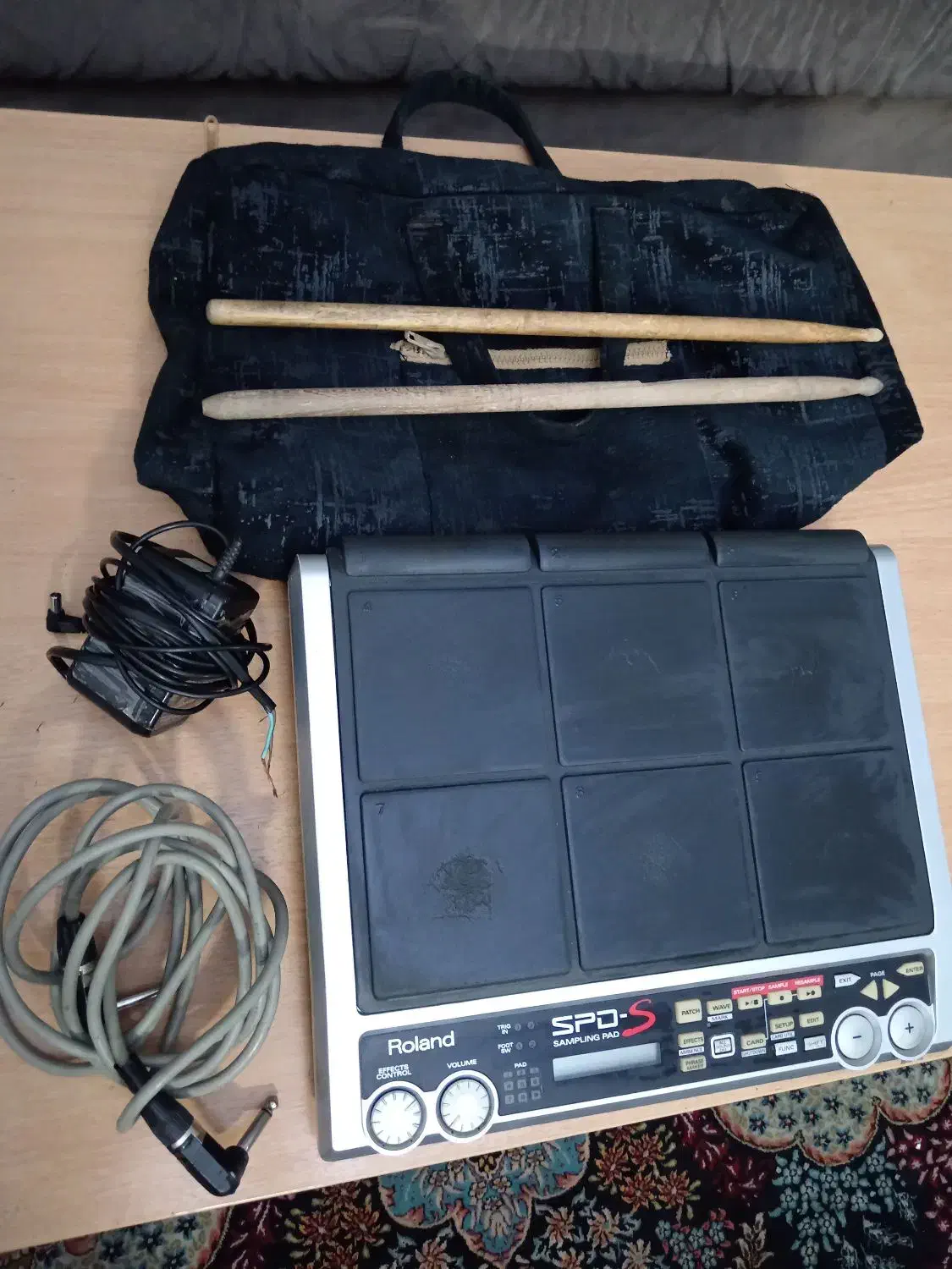 پرکاشن رولند SPDS سالم و تمیز با تمام لوازم|درام و پرکاشن|شهریار, شهریار|دیوار