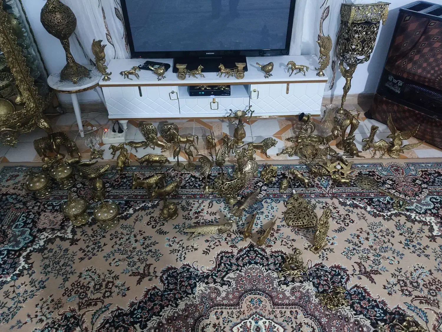 مجسمه برنز برنج|مجسمه، تندیس، ماکت|قرچک, زیبا شهر|دیوار