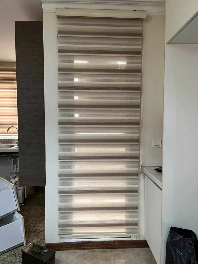 دو عدد پرده زبرا|پرده، رانر، رومیزی|تهران, فردوس|دیوار