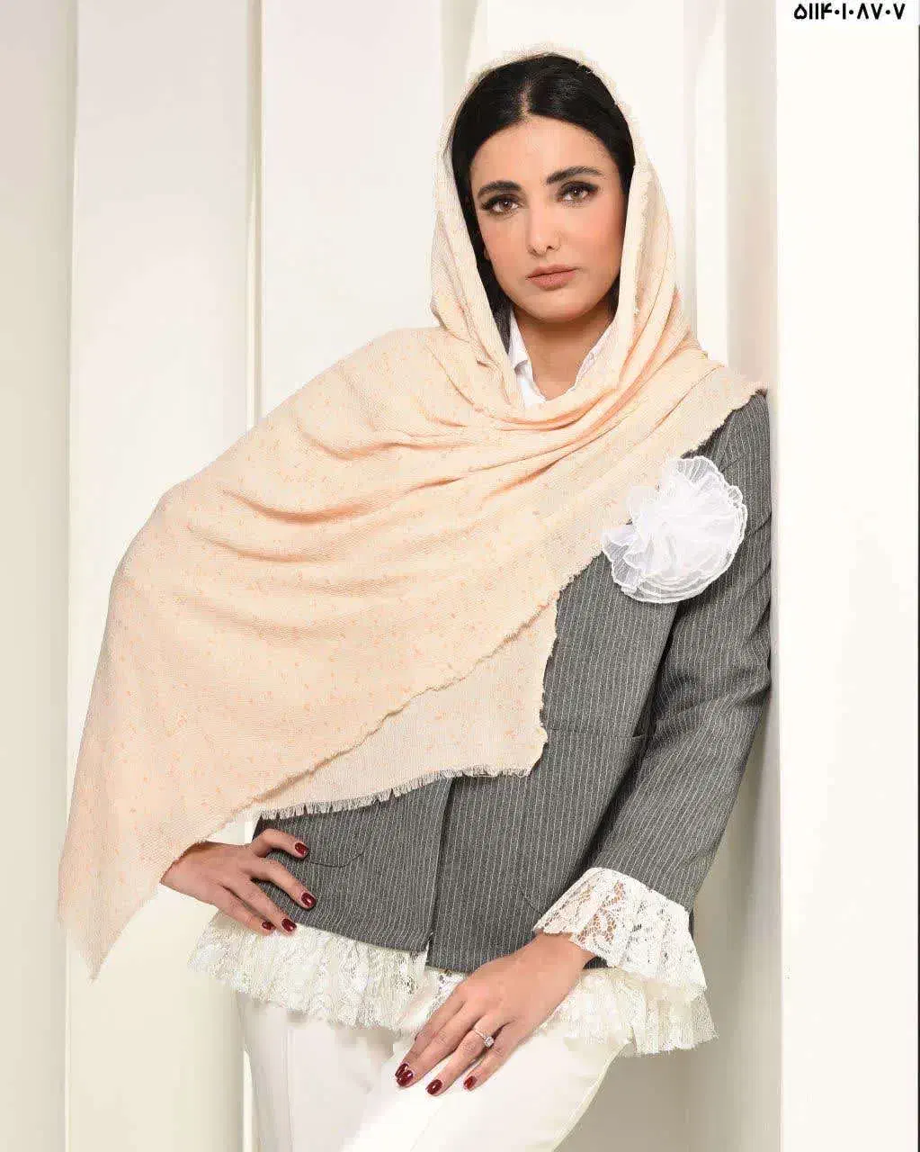 شال برشکا ریشه پرزی پاییزی جذاب|لباس|بافت, |دیوار