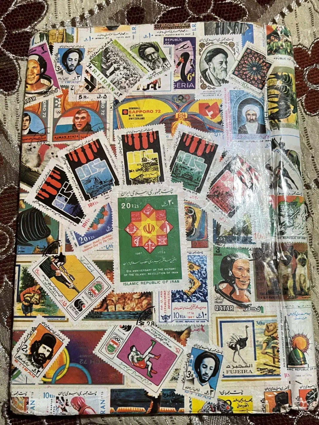 دفتر تمبر قدیمی|کلکسیون سکه، تمبر، اسکناس|گرگان, |دیوار