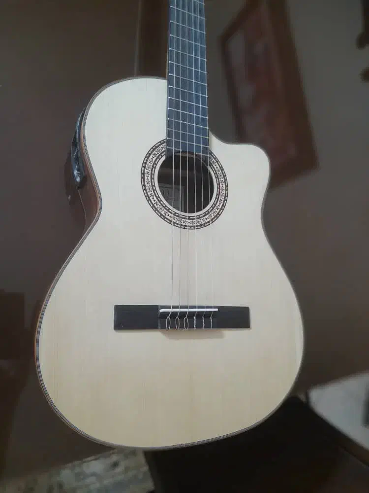 گیتار کلاسیک پیکاپ دار ventura|گیتار، بیس، امپلیفایر|تهران, سازمان برنامه شمالی|دیوار