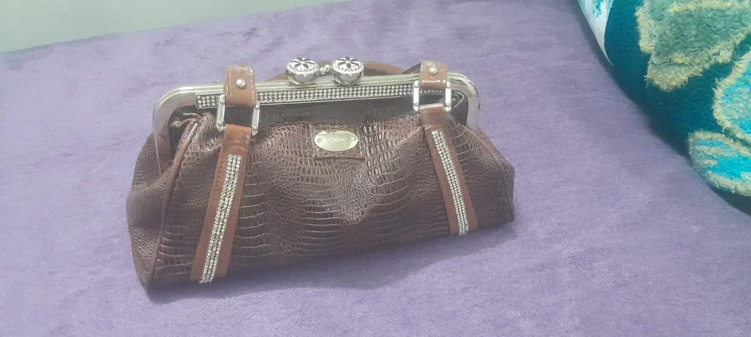 کیف مجلسی قهوهای|کیف، کفش، کمربند|قزوین, |دیوار