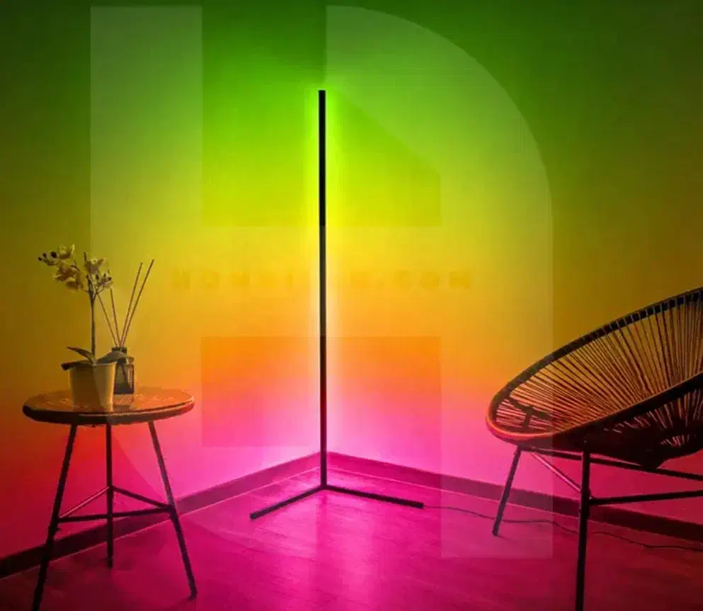 آباژور خطی ایستاده رنگی|چراغ خواب و آباژور|اصفهان, حسین‌آباد|دیوار