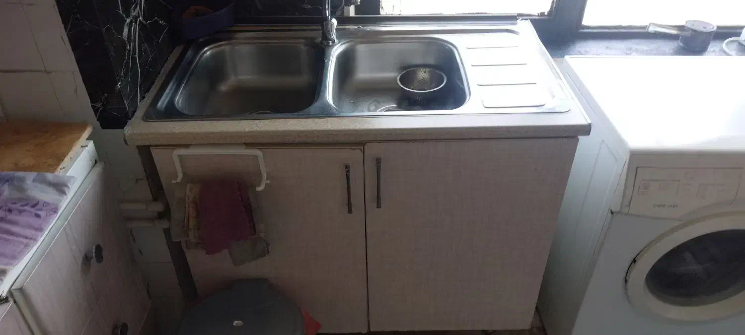 کابینت فلزی  درحد نو|آب‌چکان و نظم‌دهنده ظروف|زنجان, |دیوار