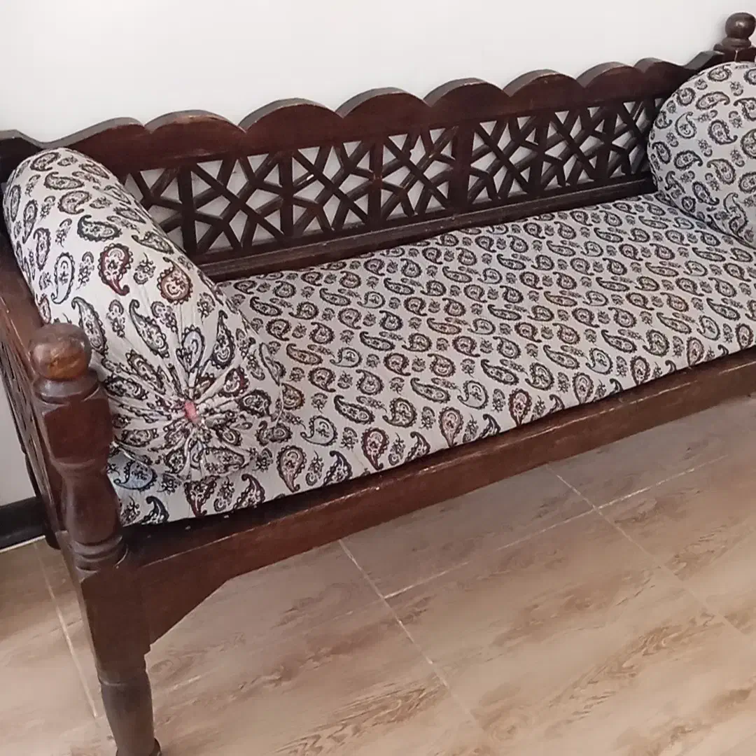 تخت چوبی سنتی|مبلمان خانگی و میز عسلی|نهاوند, |دیوار