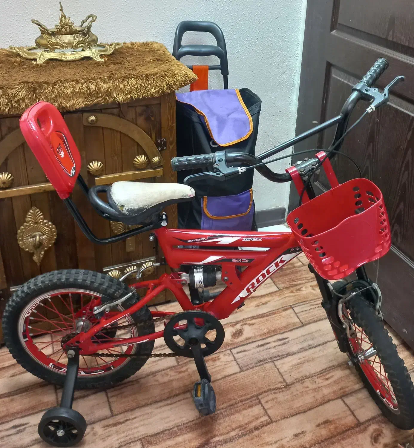 دوچرخه ۱۶ کمک فنر دار خارجی در حد نو|دوچرخه، اسکیت، اسکوتر|هشتگرد, شهرک گلها|دیوار