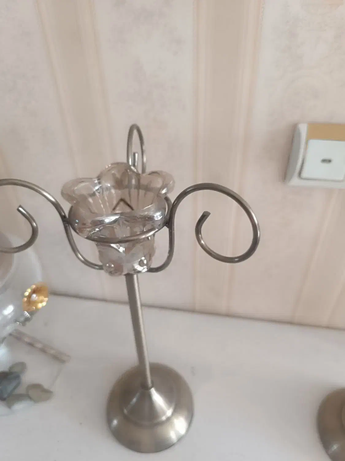 شمعدان برنجی|صنایع دستی و سایر لوازم تزئینی|فولادشهر, B7|دیوار