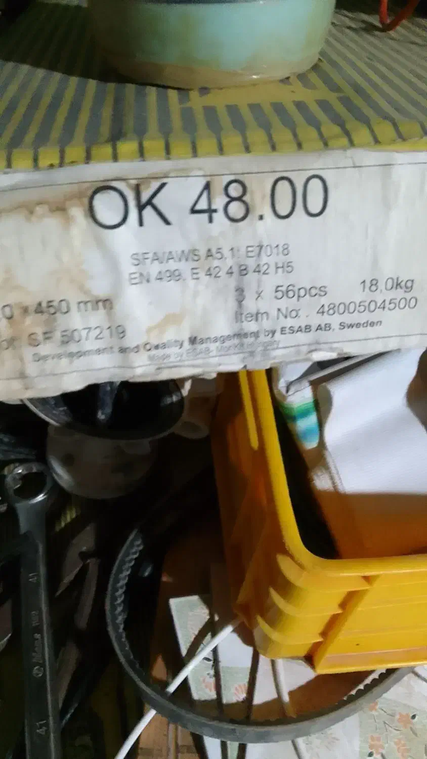 سیم جوش ۷۰ ۱۸ ایسابء ۵|ابزارآلات|اقلید, |دیوار