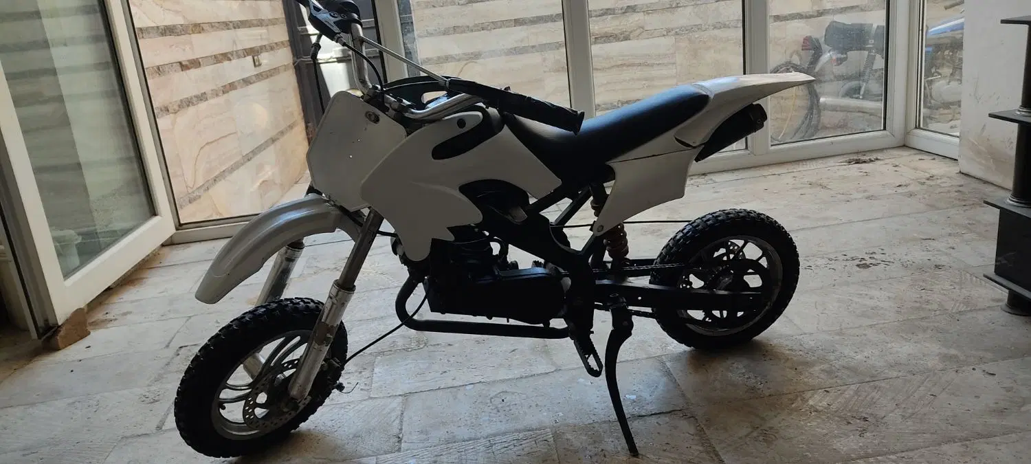 مینی کراس 50cc|موتورسیکلت|قم, آلوچو|دیوار