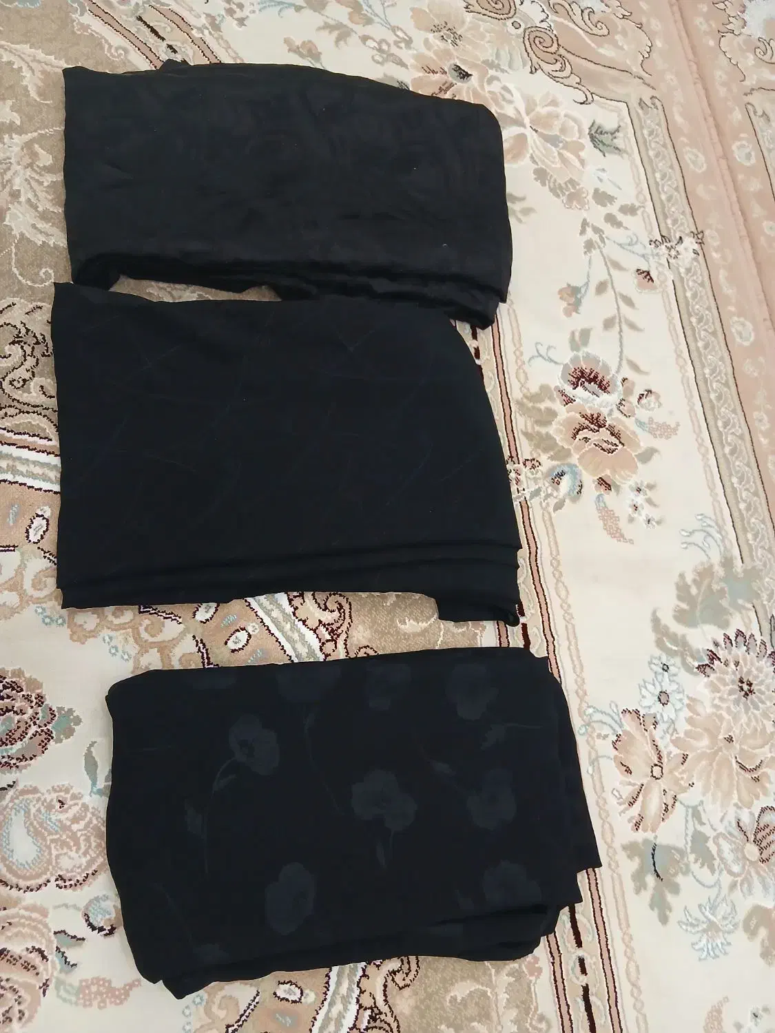 چادر طرحدار مشکی دوخته شده|لباس|ارومیه, |دیوار