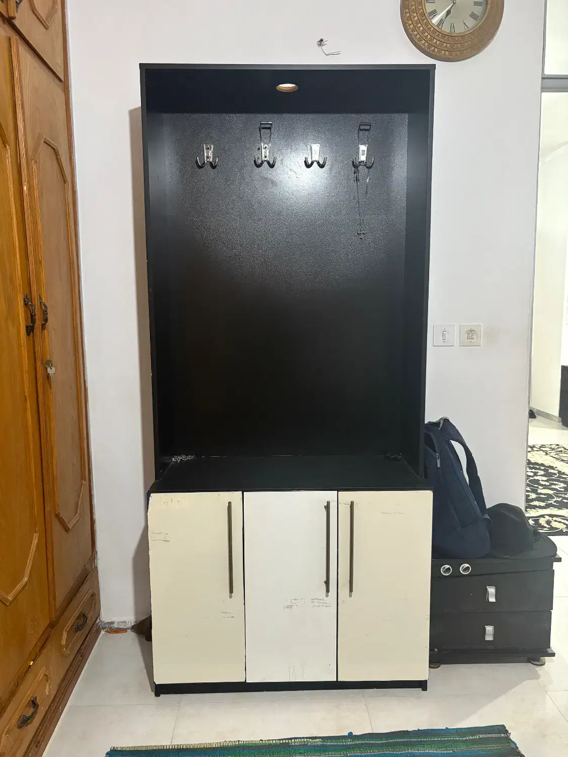 میز کامپیوتر و کمد جالباسی|میز تحریر و کامپیوتر|ساری, |دیوار